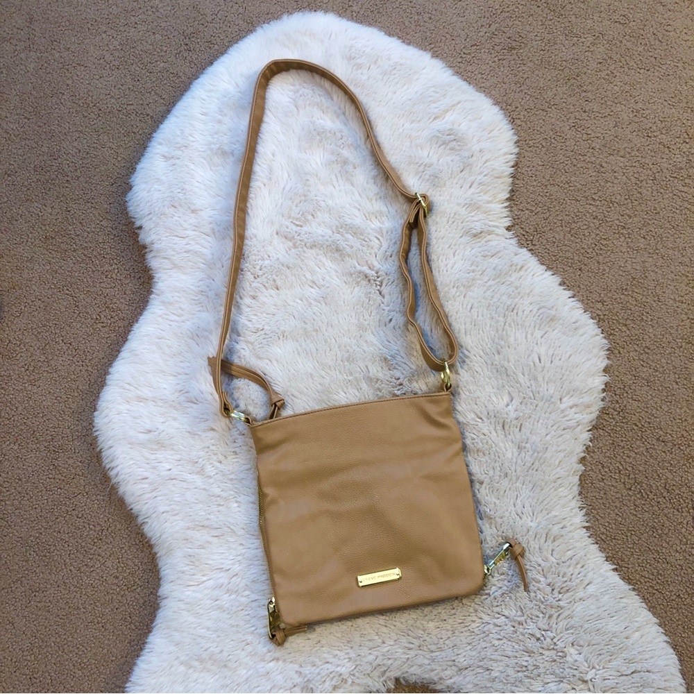 Steve Madden Woven Leather Shoulder Bag